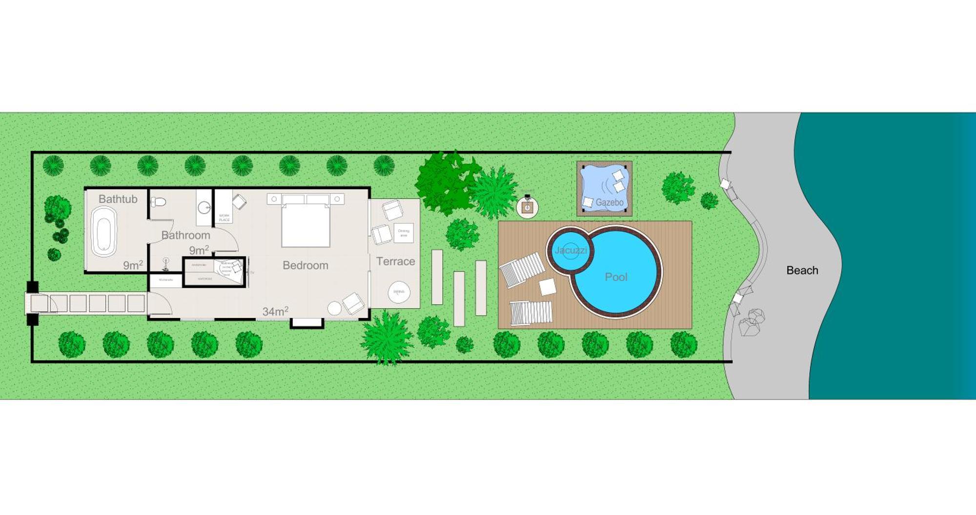 Octopus Villas Теджакула Стая снимка